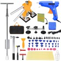 [US Ship] 81PCS PDR Dent Lifter Tools Kit Paintless Hail Repair Slide Hammer Puller Tab