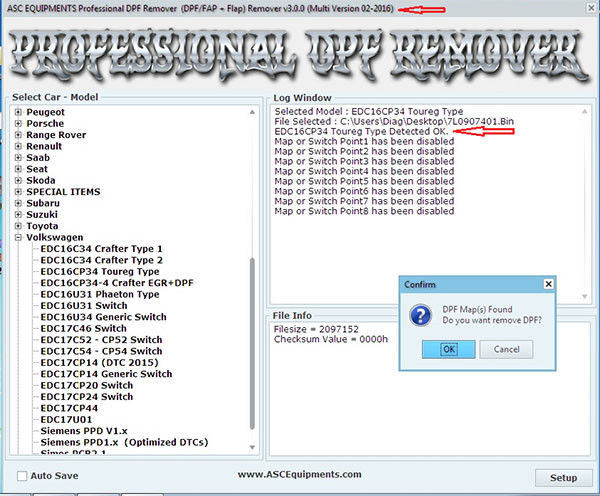 Modifying DPF \ FAP - EGR - FLAP-DTC-1